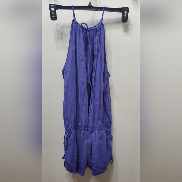 Lululemon Purple Halter Romper with Open Back - Picture 3 of 4